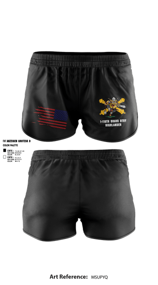 Ranger Panties, Bravo 1-119th FA, , Teamtime, Team time, sublimation, custom sports apparel, team uniforms, spirit wear, spiritwear, sports uniforms, custom shirts, team store, custom team store, fundraiser sports, apparel fundraiser
