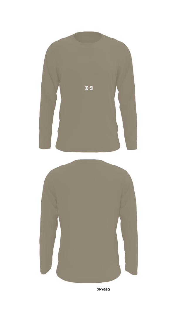 Long Sleeve Performance Shirt, K-9, Police, Teamtime, Team time, sublimation, custom sports apparel, team uniforms, spirit wear, spiritwear, sports uniforms, custom shirts, team store, custom team store, fundraiser sports, apparel fundraiser