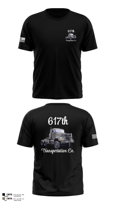 617th Transportation Company 2064597 Short Sleeve Performance Shirt - 1