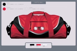 Duffle Bag, Oaklandon Youth Organization, Baseball, Teamtime, Team time, sublimation, custom sports apparel, team uniforms, spirit wear, spiritwear, sports uniforms, custom shirts, team store, custom team store, fundraiser sports, apparel fundraiser