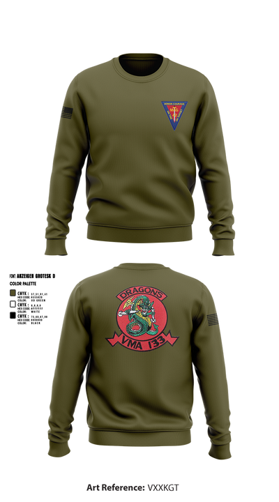 MAG-42 VMA-133 60916507 Crew Neck Sweatshirt - 1