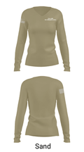171st ARW Recruiting/Retention 76480273 Women's Long Sleeve V-neck Shirt - 97