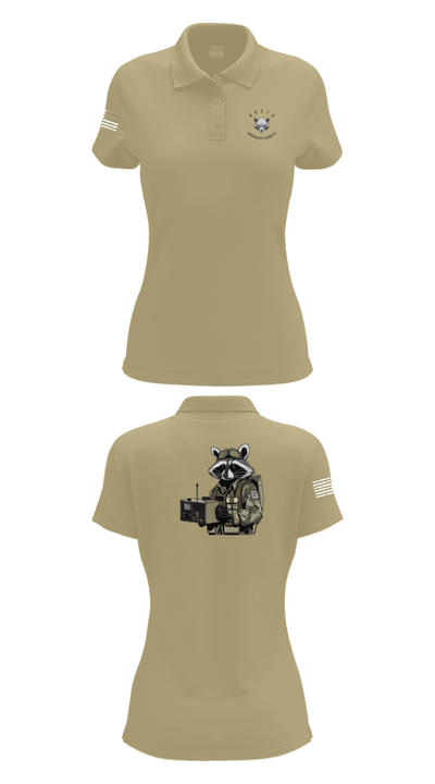Node 66216 Bandwidth Bandits 75270738 Women's Short Sleeve Performance Polo  - 95