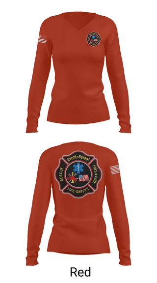 Womens Long Sleeve Vneck Shirt, EventsByJoel, , Teamtime, Team time, sublimation, custom sports apparel, team uniforms, spirit wear, spiritwear, sports uniforms, custom shirts, team store, custom team store, fundraiser sports, apparel fundraiser