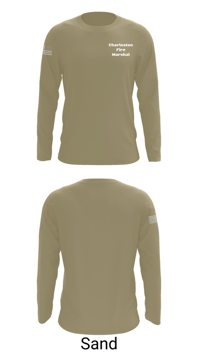 Charleston Fire Marshal 80486260 Long Sleeve Performance Shirt 86