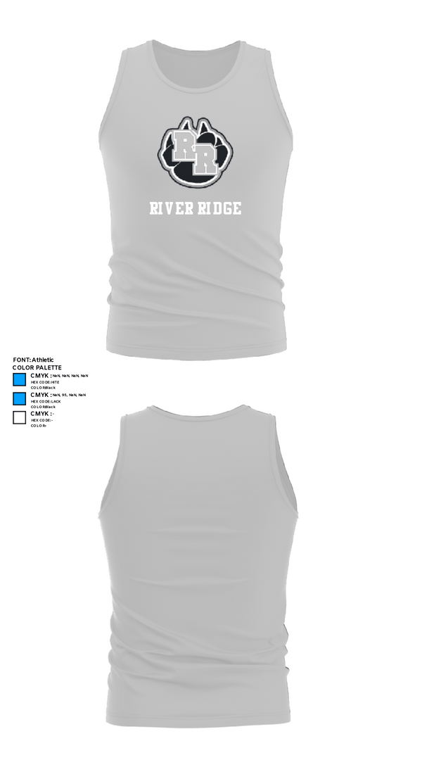 Tank Top, River Ridge, Spirit Store, Teamtime, Team time, sublimation, custom sports apparel, team uniforms, spirit wear, spiritwear, sports uniforms, custom shirts, team store, custom team store, fundraiser sports, apparel fundraiser