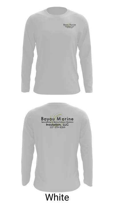 Bayou Marine Insulation, LLC 25928078 Long Sleeve Performance Shirt 7