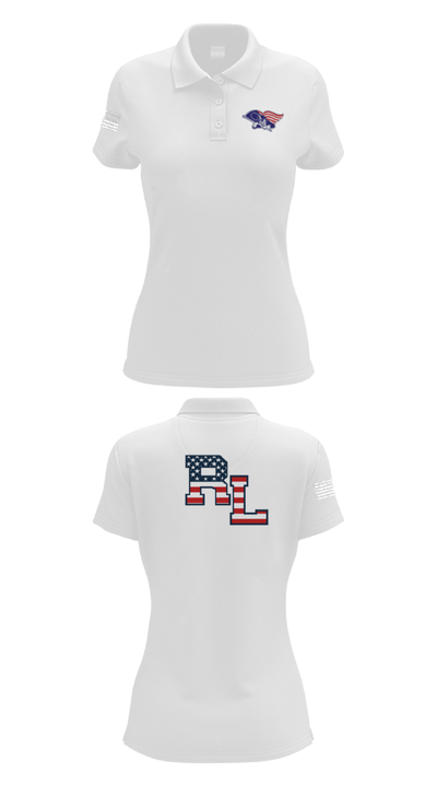 Red Land High School Cheer 22621140 Women's Short Sleeve Performance Polo  - 17