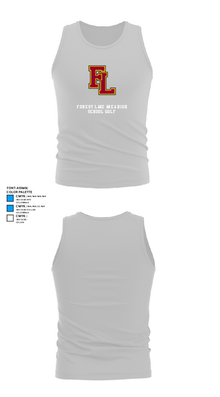 Tank Top, Forest Lake Area High School Golf, Golf, Teamtime, Team time, sublimation, custom sports apparel, team uniforms, spirit wear, spiritwear, sports uniforms, custom shirts, team store, custom team store, fundraiser sports, apparel fundraiser