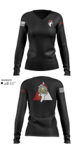Ghost Platoon, HHC, 2-8 CAV, 1ABCT, 1CD 65743217 Women's Long Sleeve V-neck Shirt - 51