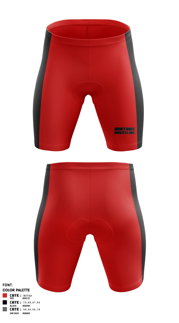 Mens Compression Shorts, BANTAMS, Wrestling, Teamtime, Team time, sublimation, custom sports apparel, team uniforms, spirit wear, spiritwear, sports uniforms, custom shirts, team store, custom team store, fundraiser sports, apparel fundraiser