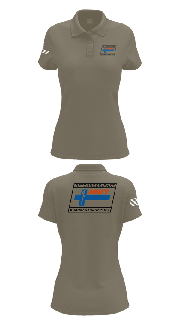 Women's Short Sleeve Performance Polo, MKT Ingolstadt, Fire Department, Teamtime, Team time, sublimation, custom sports apparel, team uniforms, spirit wear, spiritwear, sports uniforms, custom shirts, team store, custom team store, fundraiser sports, apparel fundraiser