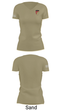 F-TRP 78590641 Women's Short Sleeve V-neck Shirt - 88