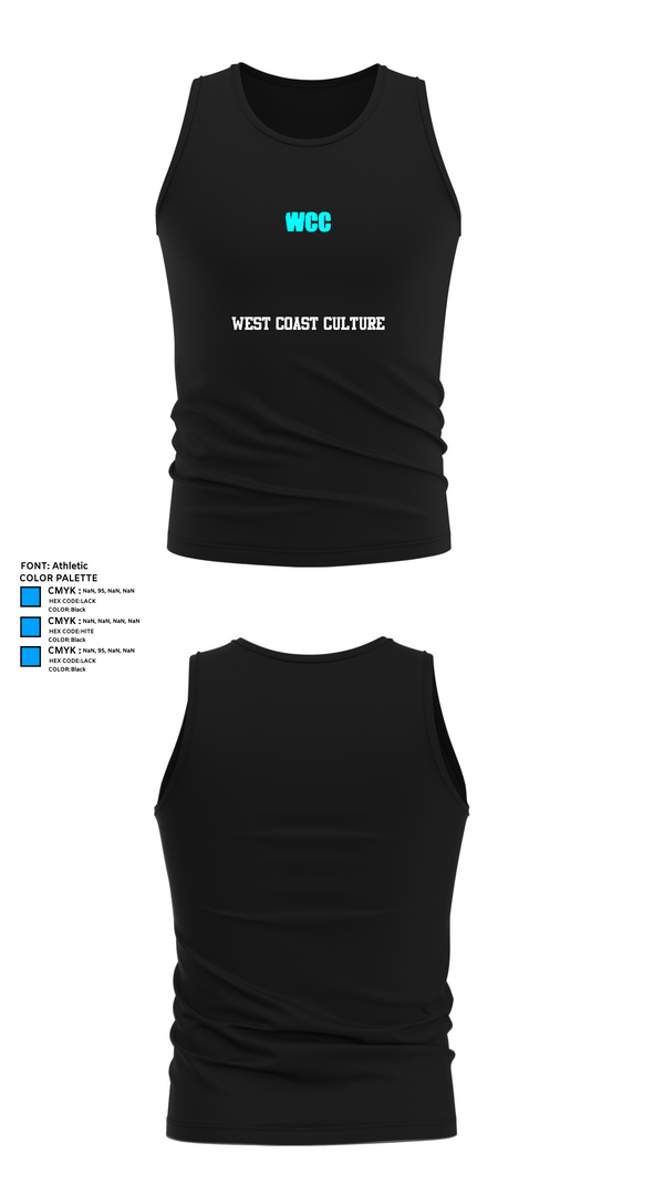 Tank Top, West Coast Culture, Men's Basketball, Teamtime, Team time, sublimation, custom sports apparel, team uniforms, spirit wear, spiritwear, sports uniforms, custom shirts, team store, custom team store, fundraiser sports, apparel fundraiser