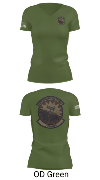 Womens Short Sleeve Vneck Shirt, 1 SOAMXS, Air Force, Teamtime, Team time, sublimation, custom sports apparel, team uniforms, spirit wear, spiritwear, sports uniforms, custom shirts, team store, custom team store, fundraiser sports, apparel fundraiser