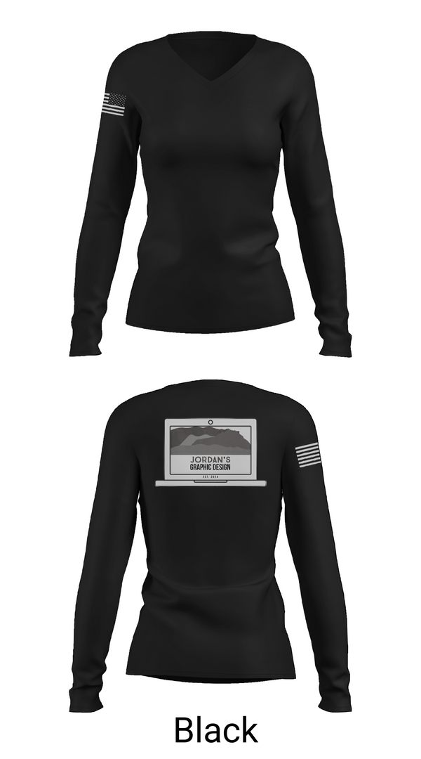 Womens Long Sleeve Vneck Shirt 1, Jordan’s Graphic Designs, , Teamtime, Team time, sublimation, custom sports apparel, team uniforms, spirit wear, spiritwear, sports uniforms, custom shirts, team store, custom team store, fundraiser sports, apparel fundraiser