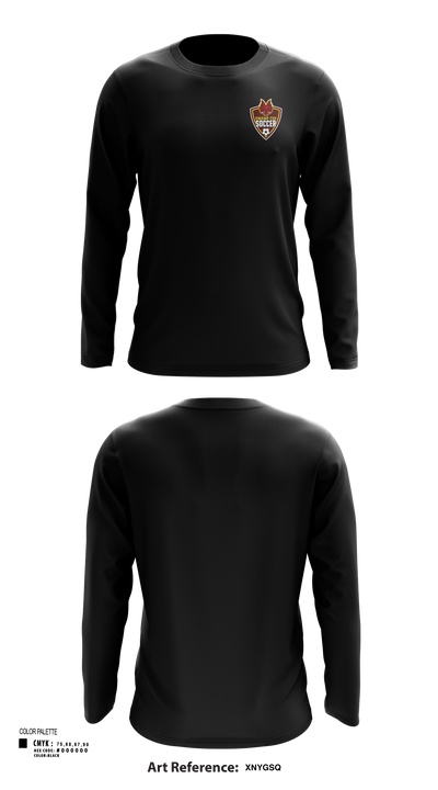 Marion High School Soccer 2860399 Long Sleeve Performance Shirt 145