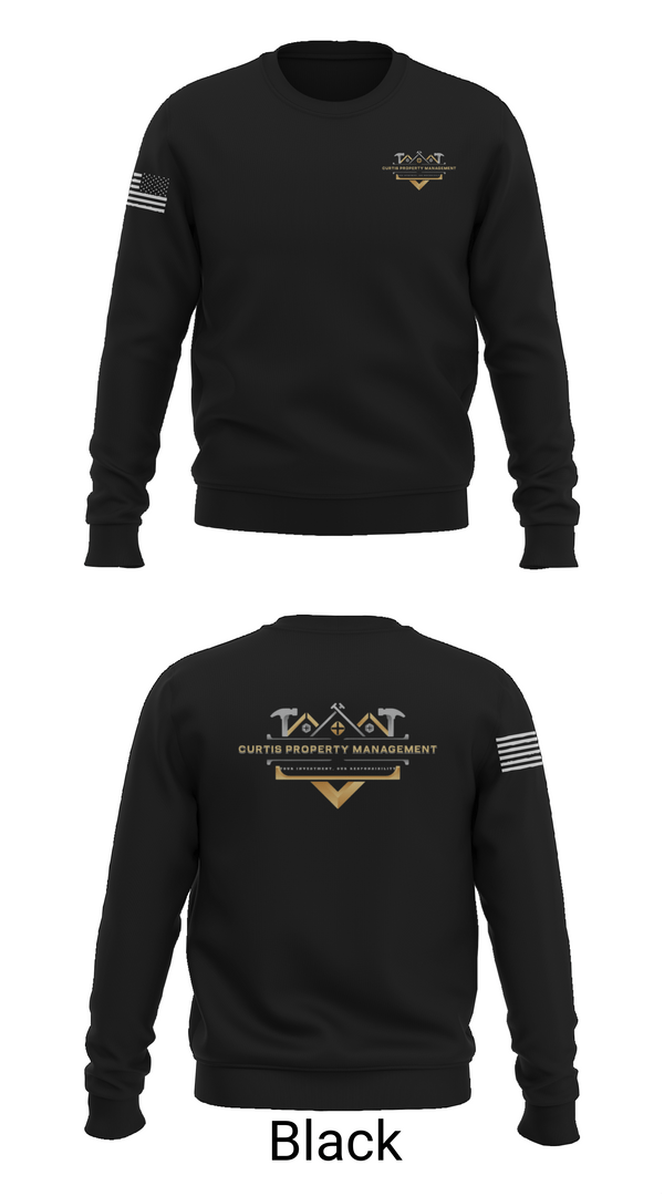 Crew Neck Sweatshirt, Curtis Property Management, , Teamtime, Team time, sublimation, custom sports apparel, team uniforms, spirit wear, spiritwear, sports uniforms, custom shirts, team store, custom team store, fundraiser sports, apparel fundraiser
