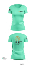 RET CORP 33326250 Women's Short Sleeve V-neck Shirt - 120