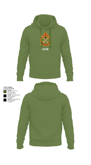 Hoodie, 411TH, Army, Teamtime, Team time, sublimation, custom sports apparel, team uniforms, spirit wear, spiritwear, sports uniforms, custom shirts, team store, custom team store, fundraiser sports, apparel fundraiser