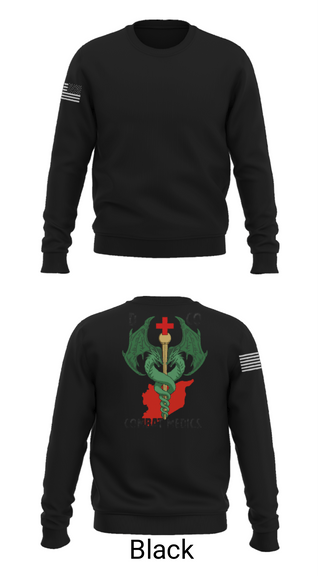 Crew Neck Sweatshirt, D-co 1-114th, Army, Teamtime, Team time, sublimation, custom sports apparel, team uniforms, spirit wear, spiritwear, sports uniforms, custom shirts, team store, custom team store, fundraiser sports, apparel fundraiser