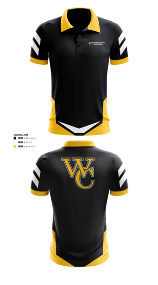 Short Sleeve Performance Polo, Woodford County High School Golf, Golf, Teamtime, Team time, sublimation, custom sports apparel, team uniforms, spirit wear, spiritwear, sports uniforms, custom shirts, team store, custom team store, fundraiser sports, apparel fundraiser