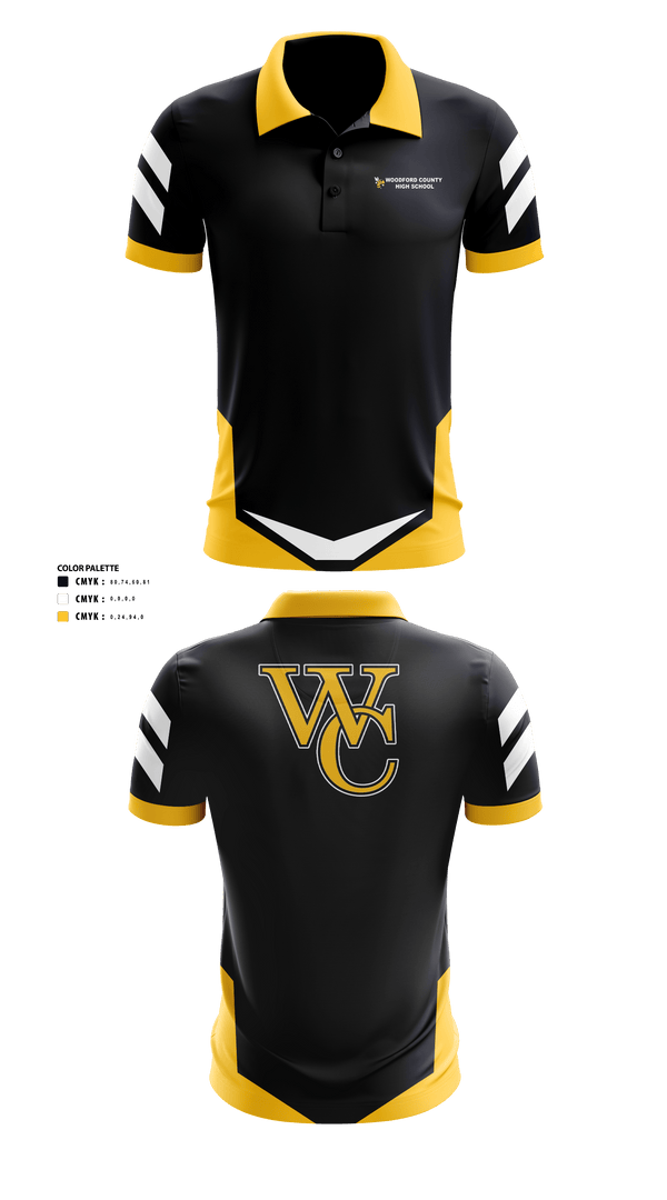 Short Sleeve Performance Polo, Woodford County High School Golf, Golf, Teamtime, Team time, sublimation, custom sports apparel, team uniforms, spirit wear, spiritwear, sports uniforms, custom shirts, team store, custom team store, fundraiser sports, apparel fundraiser