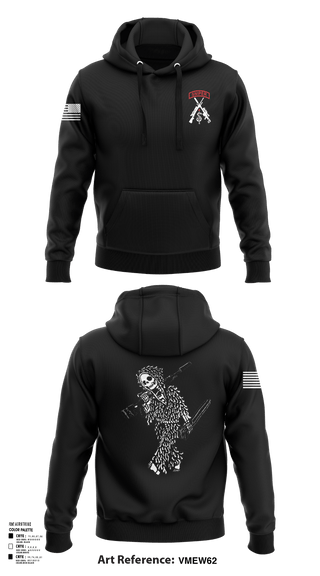 Hoodie, 2-5 CAV Snipers, Army, Teamtime, Team time, sublimation, custom sports apparel, team uniforms, spirit wear, spiritwear, sports uniforms, custom shirts, team store, custom team store, fundraiser sports, apparel fundraiser
