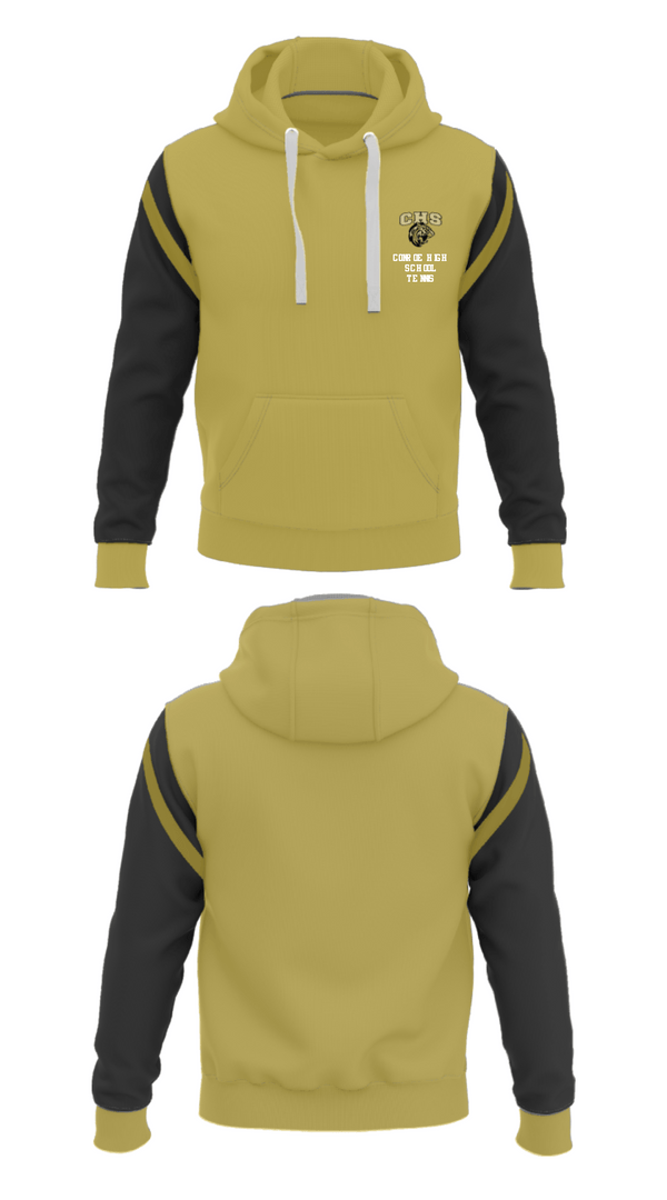 Hoodie, Conroe High School Tennis, Tennis, Teamtime, Team time, sublimation, custom sports apparel, team uniforms, spirit wear, spiritwear, sports uniforms, custom shirts, team store, custom team store, fundraiser sports, apparel fundraiser