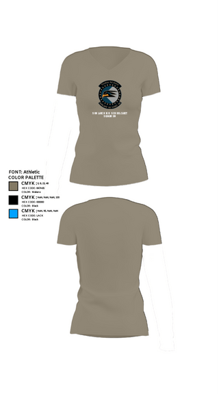 Women's Short Sleeve Vneck Shirt, Sunlake High School Cadet Squadron, Air Force, Teamtime, Team time, sublimation, custom sports apparel, team uniforms, spirit wear, spiritwear, sports uniforms, custom shirts, team store, custom team store, fundraiser sports, apparel fundraiser