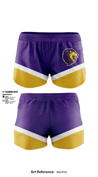 Manchester Middle School Cheer 8756881 Women's Shorts - 1