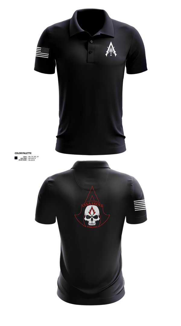 Short Sleeve Performance Polo, A Co. 1-3 AB, Army, Teamtime, Team time, sublimation, custom sports apparel, team uniforms, spirit wear, spiritwear, sports uniforms, custom shirts, team store, custom team store, fundraiser sports, apparel fundraiser