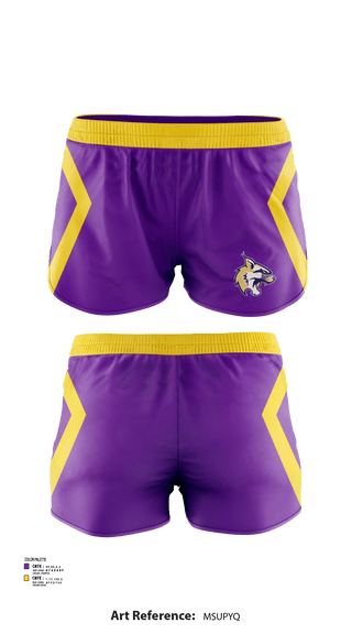 Womens Shorts, Oak Harbor High School Cheer, Cheer, Teamtime, Team time, sublimation, custom sports apparel, team uniforms, spirit wear, spiritwear, sports uniforms, custom shirts, team store, custom team store, fundraiser sports, apparel fundraiser
