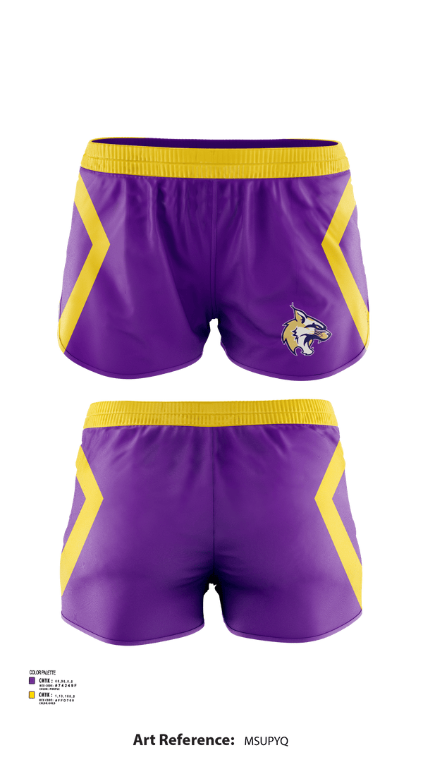 Womens Shorts, Oak Harbor High School Cheer, Cheer, Teamtime, Team time, sublimation, custom sports apparel, team uniforms, spirit wear, spiritwear, sports uniforms, custom shirts, team store, custom team store, fundraiser sports, apparel fundraiser