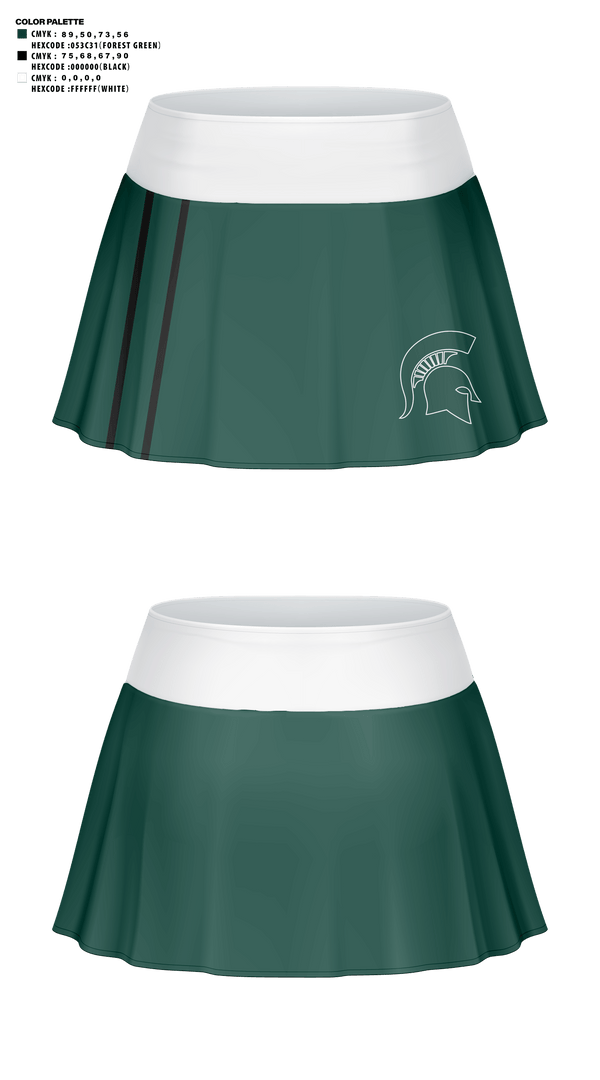 Skort, Pembroke Jr Spartans, Cheer, Teamtime, Team time, sublimation, custom sports apparel, team uniforms, spirit wear, spiritwear, sports uniforms, custom shirts, team store, custom team store, fundraiser sports, apparel fundraiser
