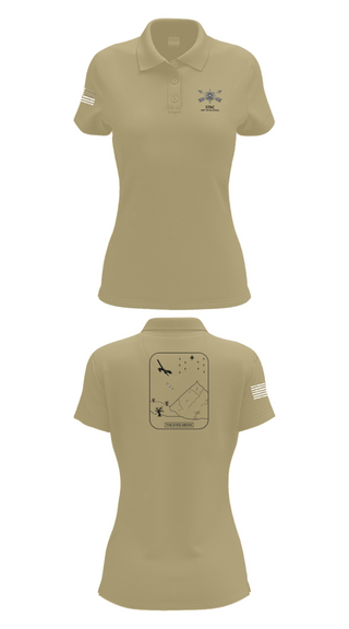 Womens Short Sleeve Performance Polo, STAC, 389th MI BN (SO)(A), Army, Teamtime, Team time, sublimation, custom sports apparel, team uniforms, spirit wear, spiritwear, sports uniforms, custom shirts, team store, custom team store, fundraiser sports, apparel fundraiser