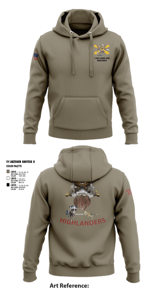 Hoodie, Bravo 1-119th FA, , Teamtime, Team time, sublimation, custom sports apparel, team uniforms, spirit wear, spiritwear, sports uniforms, custom shirts, team store, custom team store, fundraiser sports, apparel fundraiser