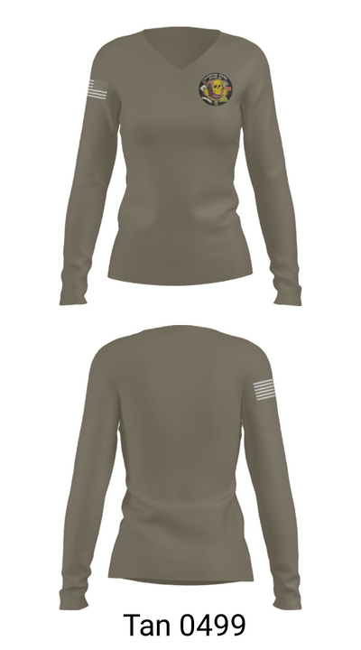 Dutchess County Drug Task Force 69240930 Women's Long Sleeve V-neck Shirt - 73