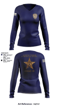 Domestic violence intervention division, 77252950 Women's Long Sleeve V-neck Shirt - 1
