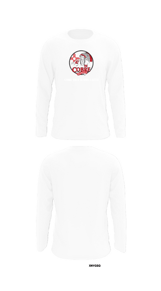 Long Sleeve Performance Shirt, Cobre High School Cheer, Cheer, Teamtime, Team time, sublimation, custom sports apparel, team uniforms, spirit wear, spiritwear, sports uniforms, custom shirts, team store, custom team store, fundraiser sports, apparel fundraiser