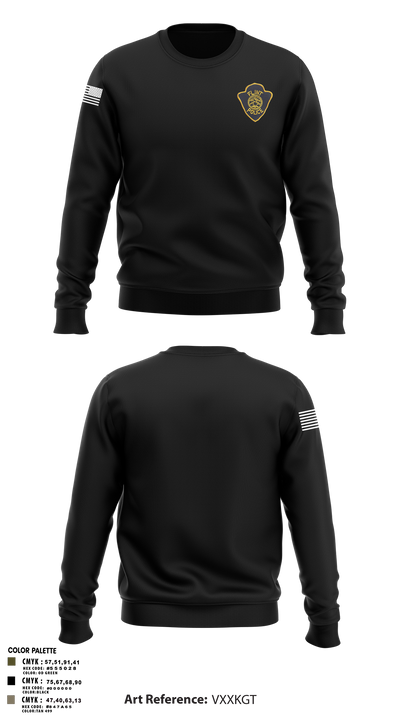 City of Flint Police 13953142 Crew Neck Sweatshirt - 2