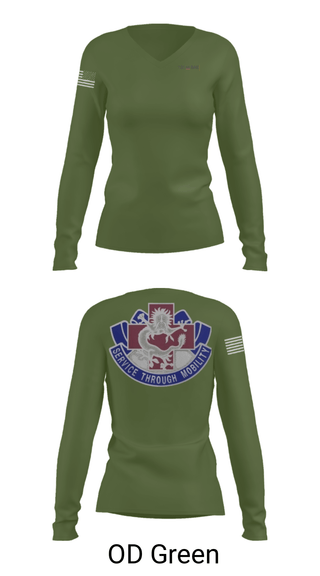 Women's Long Sleeve Vneck Shirt, 131st SAD, Army, Teamtime, Team time, sublimation, custom sports apparel, team uniforms, spirit wear, spiritwear, sports uniforms, custom shirts, team store, custom team store, fundraiser sports, apparel fundraiser