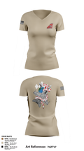 VFA-102 23546693 Women's Short Sleeve V-neck Shirt - 2