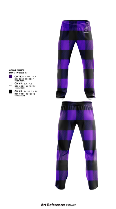 Northwest Magic Basketball 74207630 Pajama Pants - 1