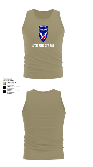 Tank Top, 11th ABN DIV WO, , Teamtime, Team time, sublimation, custom sports apparel, team uniforms, spirit wear, spiritwear, sports uniforms, custom shirts, team store, custom team store, fundraiser sports, apparel fundraiser