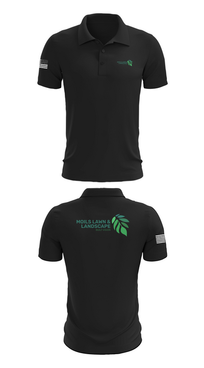Moils Lawn and landscape 2540388 Short Sleeve Performance Polo - 28