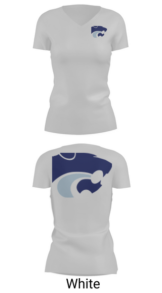 Womens Short Sleeve Vneck Shirt, DEPEW WILDCATS, Bowling, Teamtime, Team time, sublimation, custom sports apparel, team uniforms, spirit wear, spiritwear, sports uniforms, custom shirts, team store, custom team store, fundraiser sports, apparel fundraiser