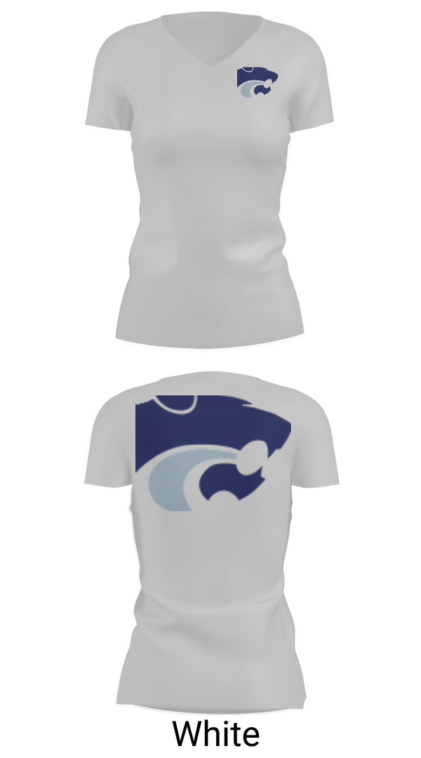 Womens Short Sleeve Vneck Shirt, DEPEW WILDCATS, Bowling, Teamtime, Team time, sublimation, custom sports apparel, team uniforms, spirit wear, spiritwear, sports uniforms, custom shirts, team store, custom team store, fundraiser sports, apparel fundraiser