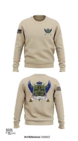 Crew Neck Sweatshirt, Pieper Legacy Loft, , Teamtime, Team time, sublimation, custom sports apparel, team uniforms, spirit wear, spiritwear, sports uniforms, custom shirts, team store, custom team store, fundraiser sports, apparel fundraiser