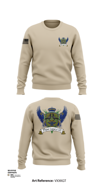 Pieper Legacy Loft 73382173 Crew Neck Sweatshirt - 103